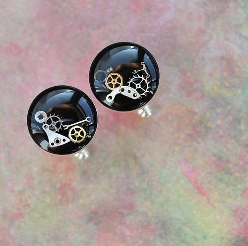Manžetové knoflíčky /black/ — foto 1