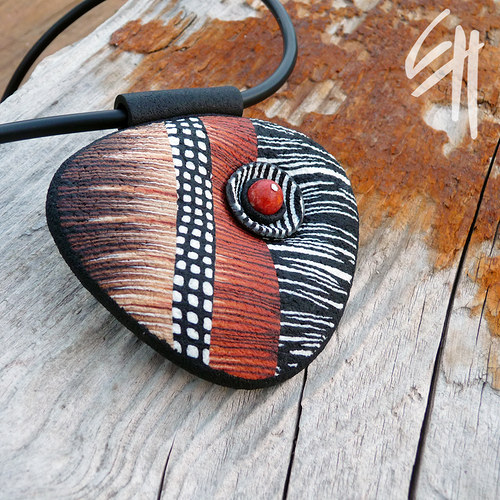 Wooden Bloom // přívěsek — foto 1