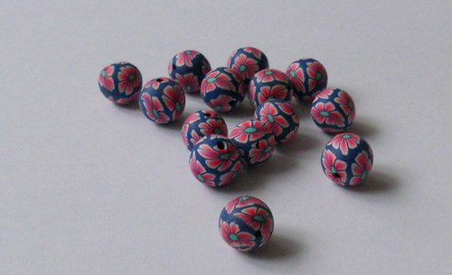 Fimo korálek vel. 12 - 2ks — foto 1