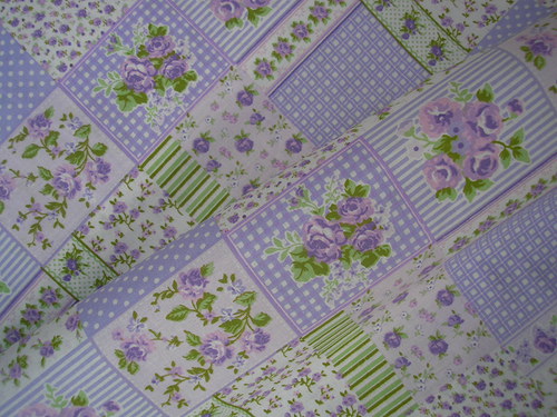Látka - metráž - LILA PATCHWORK — foto 1