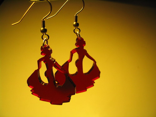 Náušnice "Tanečnice flamenca" — foto 1