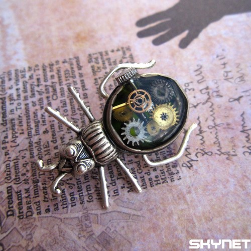 Steampunkový brouček - brož — foto 1