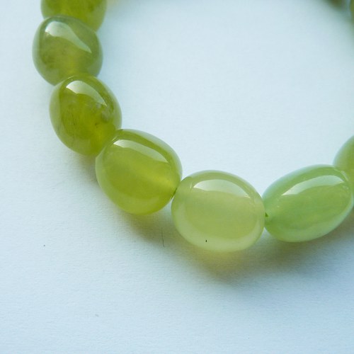 Jadeit valounky 12 x 10 mm - 2 ks — foto 1