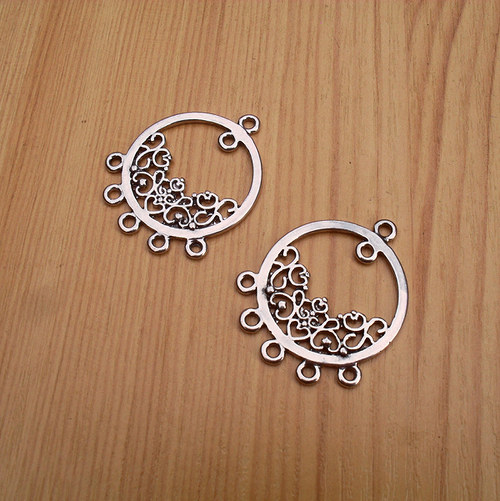 Tibetské stříbro - ramínka - 30mm x 37,5mm