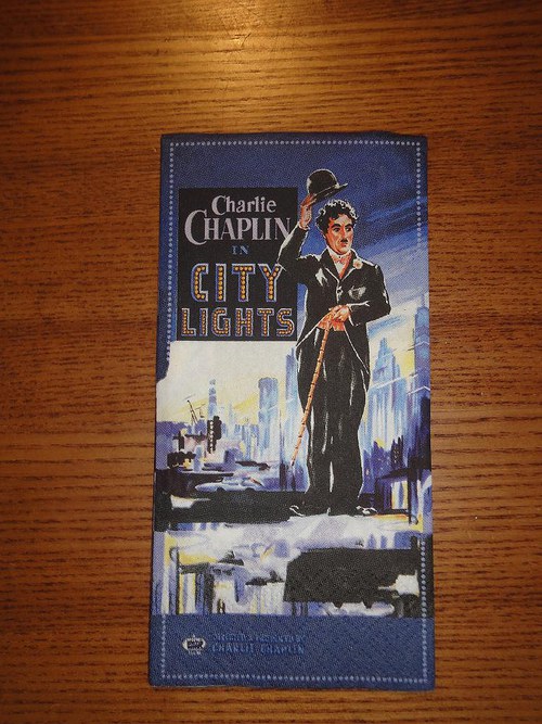 Ubrousek na decoupage - Charlie Chaplin — foto 1