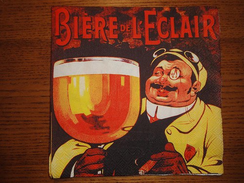Ubrousek na decoupage - biere