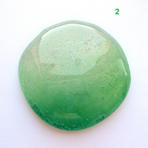 Zelené kulaté sklo / 807 — foto 1