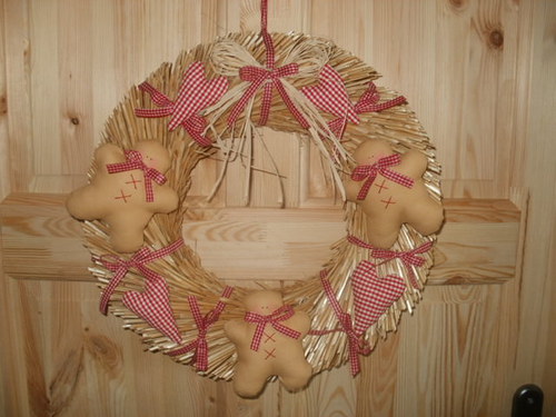 Velký vánoční věnec - 40 cm — foto 1