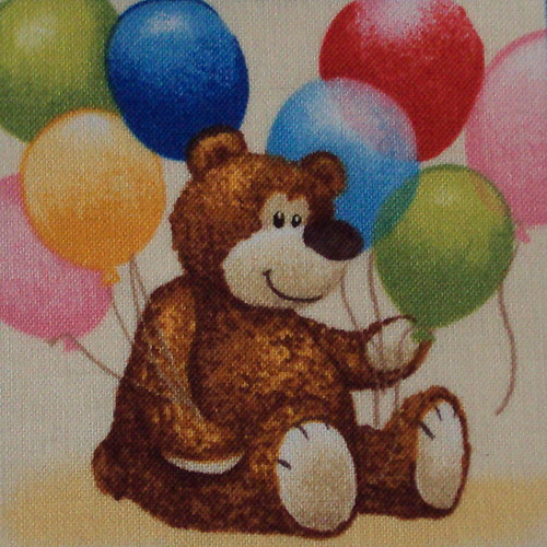 Veselý méďa s balonky — foto 1