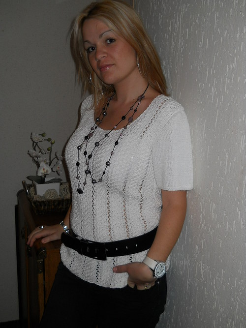 Dámská halenka-pletená — foto 1