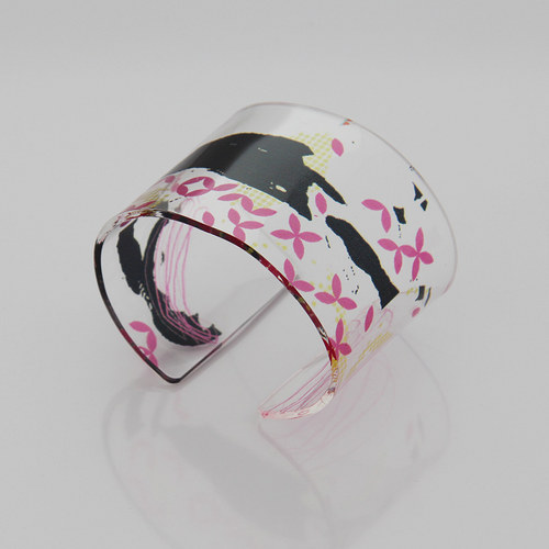 Náramek PINK LEAF — foto 1