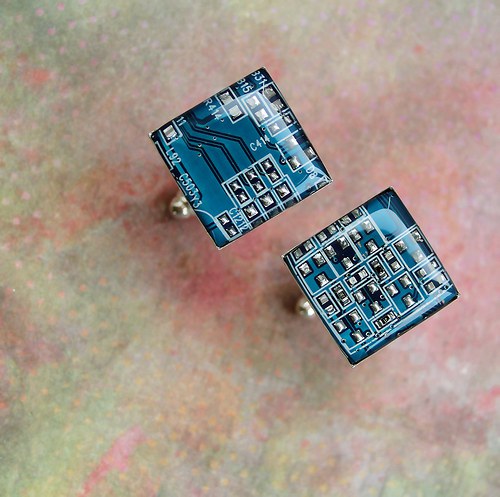 IT manžetové knoflíčky /blue/ — foto 1
