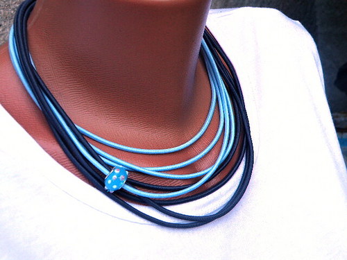 Blue-gray - náhrdelník — foto 1