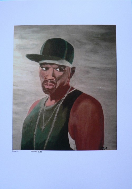 50 cent - kopie mého obrazu — foto 1