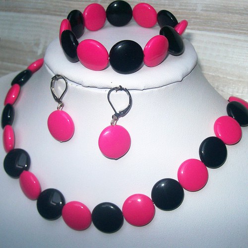 Černá souprava Pink 1820 — foto 1