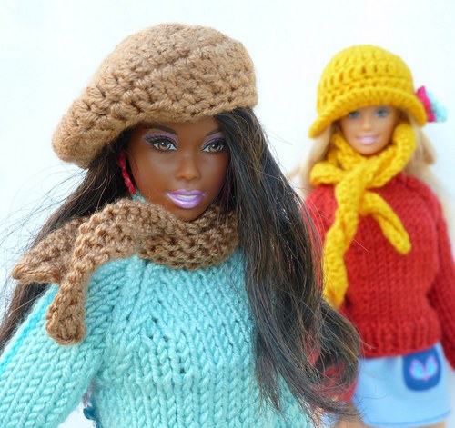 MOKKA baret a šála pro Barbie — foto 1