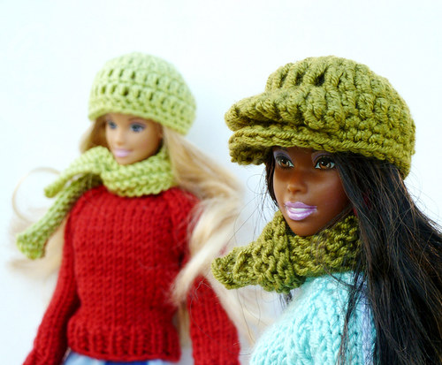 OLIVE bekovka a šála pro Barbie — foto 1