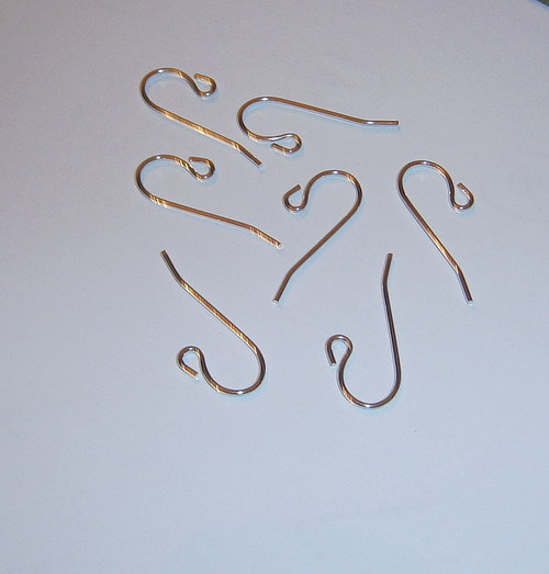Afroháčky - rhodium, 3 páry — foto 1