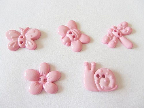 Krásné pink knoflíky — foto 1