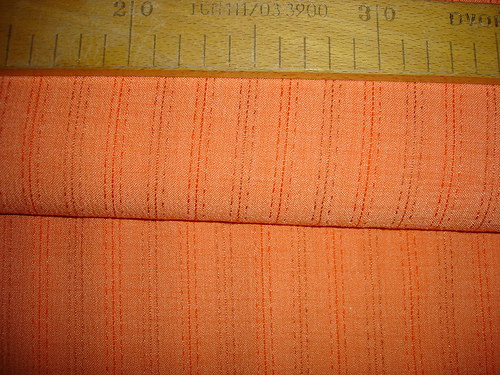 Oranžový polyester 2m šíře 145cm
