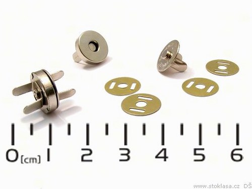 Magnetické zapínání Ø15mm- 10 ks