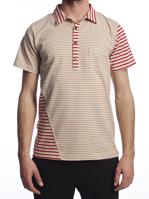Polo triko NAVY red 02 — foto 1