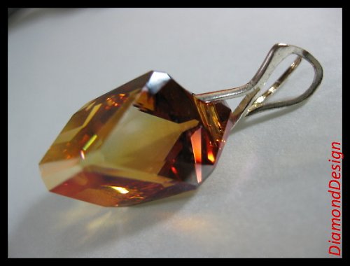 Cubist crystal COP SWAROVSKI - Ag 925 — foto 1