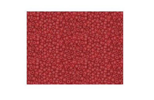 TOHO 15/0, Transparent-Frosted Ruby, 5g — foto 1