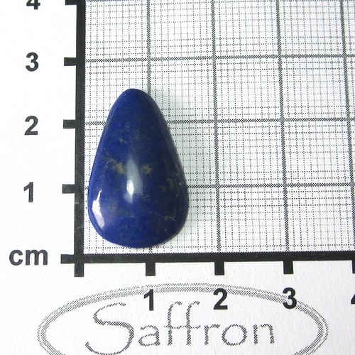Lapis lazuli, extra modrý přírodní kabošon č.2 — foto 1