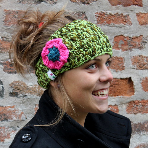 Green with rose flower — foto 1