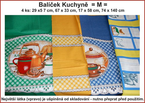 Balíček látek; kuchyně = M = — foto 1