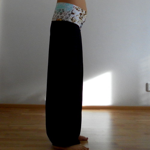 Volné kalhoty s vysokým pasem — foto 1