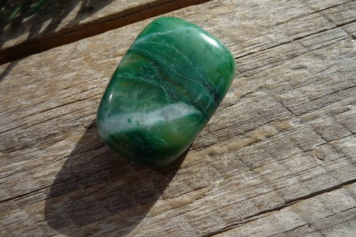 Prasem ("africký jadeit") č. 6640 — foto 1