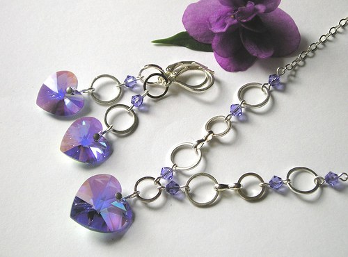 Swarovski sada Tanzanite AB.. — foto 1