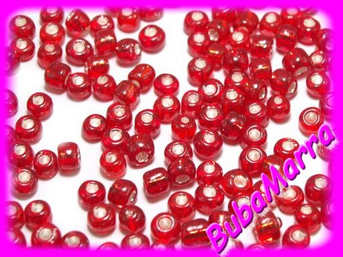 ~ ROKAJL ~ ČERVENÝ S PRŮVLEKEM~ 2mm - 20g ~