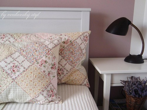 Shabby styl - velký polštář — foto 1