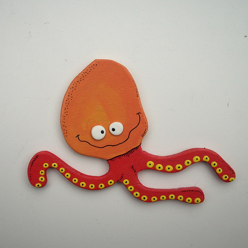 Oranžová chobotnička... R006 — foto 1