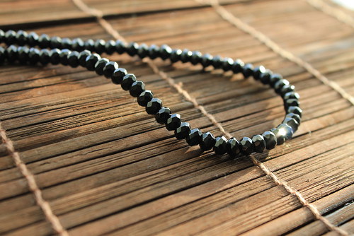 Broušené rondelky ONYX 8MM