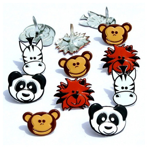 Svorky - Brads - Animal Head - scrapbook — foto 1