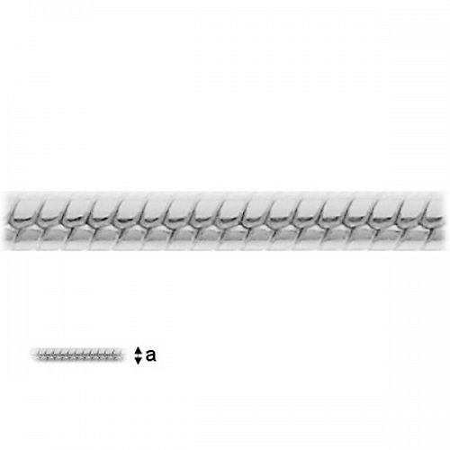 Řetízek Snake 0,7,stříbro Ag 925/1000,42cm
