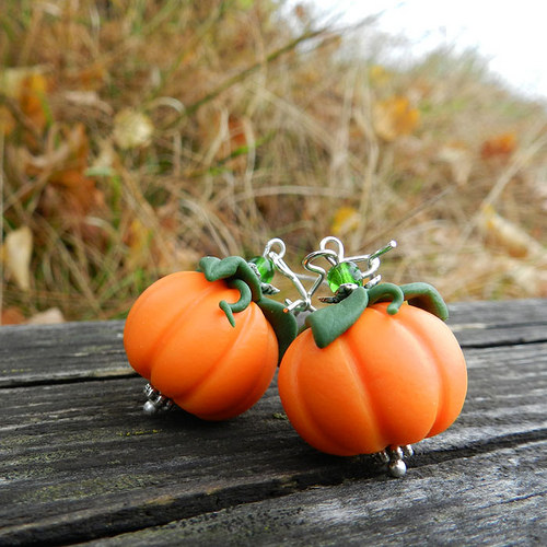 Náušnice ... Halloween — foto 1