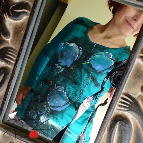 Triko "velké KVěTy", L/ XL — foto 1