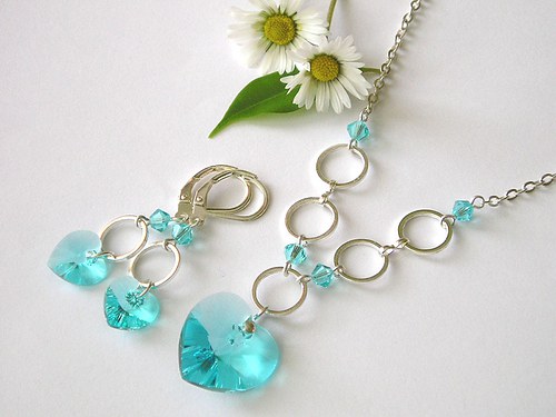 Swarovski sada Light Turquoise ( 10 + 18 ) — foto 1
