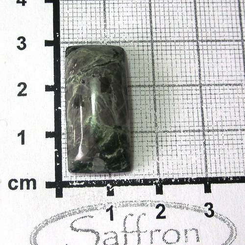 Serpentinit s živcem, kabošon č.4 — foto 1