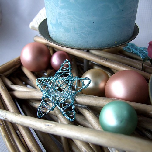 Adventní štola v pastelových barvách — foto 1