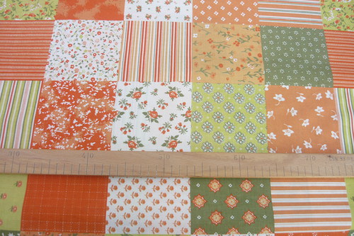 Patchwork oranžový — foto 1