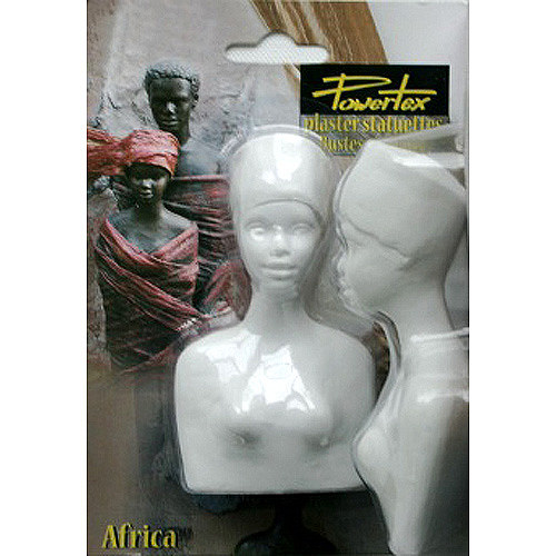 Powertex sádrová hlava bysta LADY, 10cm (0092)