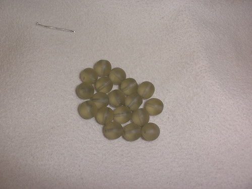 Mač20 Šedé kuličky, 8 mm, 17 ks