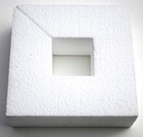 Polystyrén ČTVEREC, 15x15cm (0194)