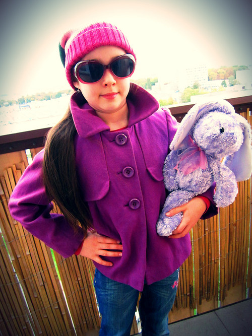 Kabátek Ultra Violet - pro dcerku:-) — foto 1